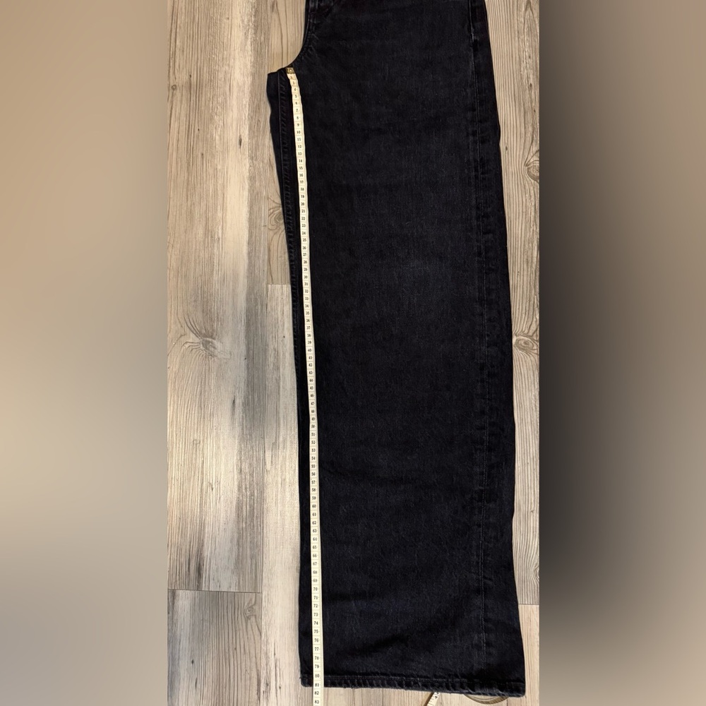 Citizens Of Humanity Black Wide Leg Jeans - Picture 13 of 16